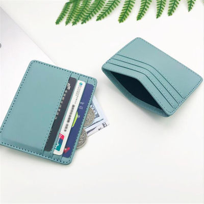 CW above1Pc Pu Leather ID Card Holder Candy Color Bank Credit Card Multi Slot Card Case Wallet Women. I am Business Card Cover.