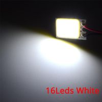 【❉HOT SALE❉】 mian885 2x สีขาว T10 W5w C5w 24 36 48smd จอ Cob Led Auto Auto อ่านแผนที่แผงโคมไฟโดมระย้า Ba9s 3อะแดปเตอร์ Dc 12V Auto Led