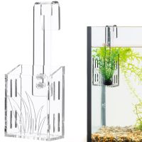 Fish Tank Decoration Hanging Water Planter Aquatic Holder Fish Tank Aquarium Planting Cup Transparent Water Container Cups  Mugs Saucers