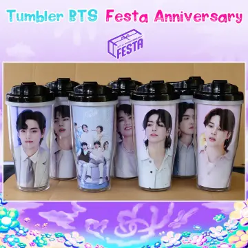 Tumbler Bottle BTS BE RM JIN SUGA JHOPE JIMIN V JUNGKOOK // Insert Paper  Drink Bottle Kpop