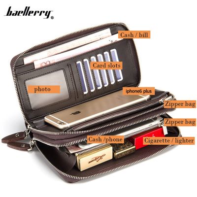 （Layor wallet）Billetera Hombre 2016กระเป๋าสตางค์ผู้ชาย,กระเป๋าสตางค์ลวดลายสร้างสรรค์บรรจุได้เยอะกระเป๋าถือหนังยาวลำลองกระเป๋าสตางค์ของขวัญ