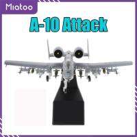 Miatoo 3D A-10โจมตีโมเดลเครื่องบินรบ1:100เครื่องบินย่อส่วนของสะสมของเล่น