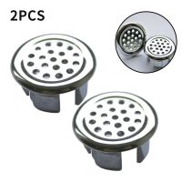 2pcs Plastic Bath Sink Overflow Ring 22-24mm Basin Sink Round Ring Electroplating Overflow Ring Chrome Hole Cover Cap Accessorie Ceiling Lights