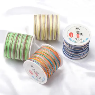 49 Yards 0.8mm Nylon Beading String Cord 26 Color Chinese Knotting Cord  Thread