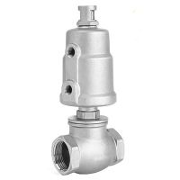 1/2" 3/4" 1" 1-1/4" 1-1/2" 2 inch 304 Stainless Steel T-type Pneumatic Thread Globe Valve PTFE Sealing