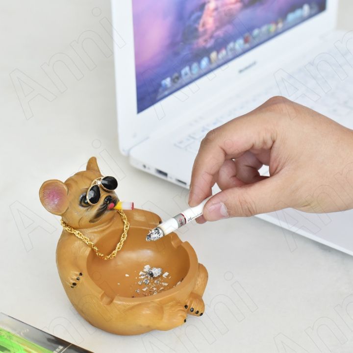 party-store-european-resin-ashtray-creativity-cute-cartoon-cow-office-desktop-ash-tray-funny-society-dog-home-decoration-modern-ornamentsth