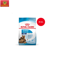 Royal Canin Maxi Starter Mother &amp; Baby Dog 4kg อาหารเม็ดแม่สุนัข และ ลูกสุนัขหย่านม พันธุ์ใหญ่ อายุ 1-2 เดือน (Dry Dog Food, โรยัล คานิน)