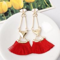 Fashion Boho Tassel Earring Vintage Bohemian Earrings Women Ear Drop Dangle Gift