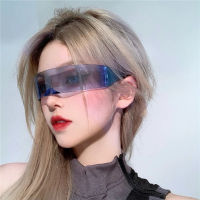 Cyber Punk Future Technology Senses แว่นตาถ่ายภาพผู้ชายและผู้หญิงอินเทรนด์ที่คาดผมไซไฟแว่นกันแดดไฮสตรีท ins หนึ่งชิ้น hot