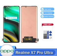 หน้าจอ LCD และ Digitizer ประกอบเต็มตัวเครื่องวัสดุ AMOLED ของแท้สำหรับ OPPO Realme X7 Pro Ultra