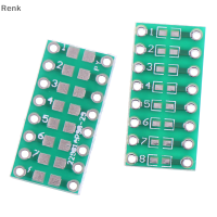 Renk 10ชิ้น0805 0603ส่วนประกอบ SMD/SMT 0402เพื่อจุ่มตัวแปลงบอร์ด PCB