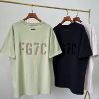 เสื้อยืดแฟชั่นแบรนด์ใหญ่พิเศษสำหรับฤดูร้อน FG7C ฝูงโลโก้แขนสั้นฮิปฮอปแนวสตรีทเสื้อยืดผ้าฝ้าย Women100 % สำหรับผู้ชาย