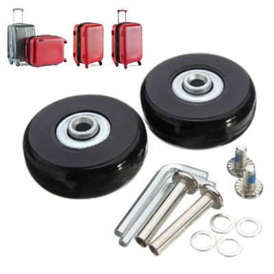 Luggage Wheels Repalcement Trolley Case Pulley Wheel Mute Universal Accessories 50x18mm Suitcase Wheels Caster For Luggage