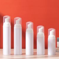 5Pcs 30ml 60ml Refillable Bottling White Plastic Foamer Pump Bottle Soap Mousse Bottles Liquid Dispenser for Cleaning Travel