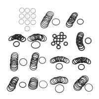 แหวนรองโอริงซีลยางน้ำมันสีดำ10ชิ้นขนาด54X3X48มม.