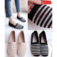 WomenS Casual Large Size Flat Knit Soft-Soled Comfortable And Breathable Shallow Shoes