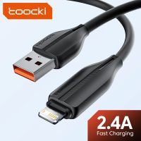 Toocki 2.4A USB Cable Fast Charging For iPhone14 13 12 11 Pro Max Xs 8 Plus ipad USB Lightning Cable For iPhone Cable Data Cord