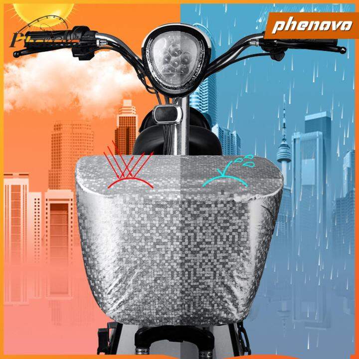 Phenovo Bike Basket Cover Waterproof Protector for Adult Bikes