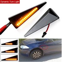 ไฟข้างสัญญาณเลี้ยว LED แบบไดนามิกสำหรับรถยนต์2ชิ้นสำหรับ Renault MK4 Vel Satis ลม Avantime Megane 2 Scenic 2 Espace 4