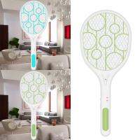 3600V Summer Electric Fly Swatter USB 400mAh Electric Pest Repeller Bug Zapper Racket Wireless Long Handle Mosquito Killer