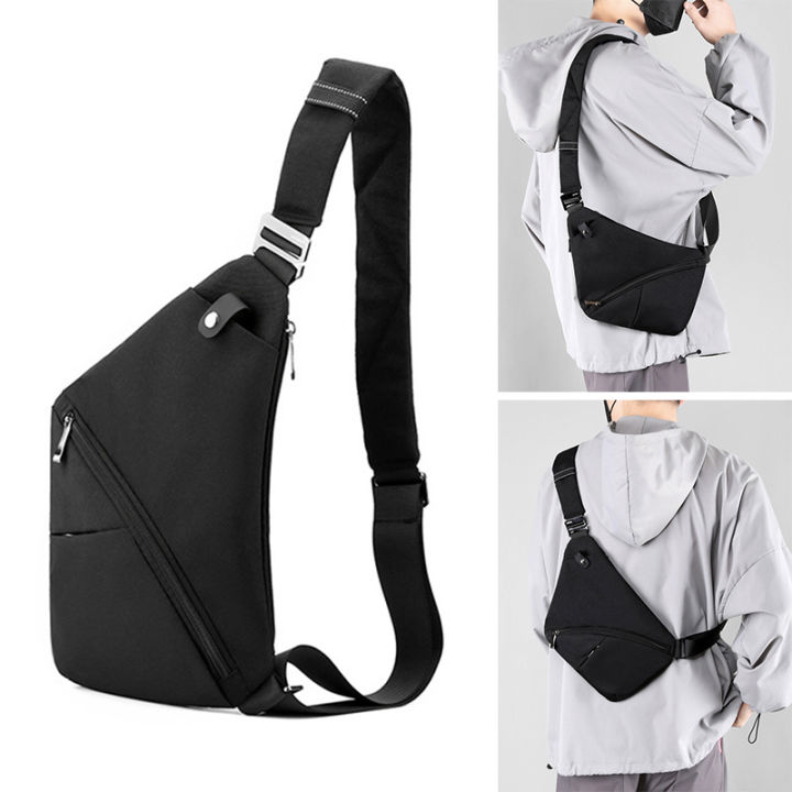 【YIDEA HONGKONG】Ultra Slim Shoulder Chest Bag Men's Crossbody Sling ...