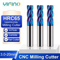 YIFINO HRC65 เครื่องตัดทังสเตนเหล็กคาร์ไบด์ 4F หยาบใช้เหล็กพิเศษใบมีดลูกฟูกเครื่องมือข้าวโพด