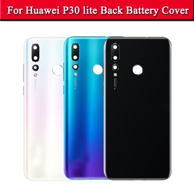 สำหรับ Huawei P30 Lite ด้านหลังฝาหลังปิดโทรศัพท์แผงประตูกระจกหลัง Nova 4e เคสสำหรับหัวเหว่ย Huawei P30 Lite ฝาหลังปิดโทรศัพท์ที่เปลี่ยนฝาครอบ