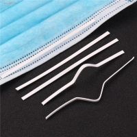 ┋✠ 100pcs 0.3x10cm Plastic Nose Wire Bar for DIY Masks Single Core Nose Bridge Clips Jewelry Making Material Accessories White