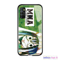 UCUC เคสโทรศัพท์เคสสำหรับ Infinix Hot 9/X655Cแก้วเคสโทรศัพท์หรูหรากรณีอะนิเมะMy Hero Academia Cool Soft Edgeกระจกเทมเปอร์ปลอกกันกระแทกปกมันวาว