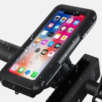 ✗▤ New Upgrade Waterproof Bicycle Phone Bag Case Cover Motorcycle Bike Handlebar Cell Phone Mount for iPhone 12 Samsung Xiaomi