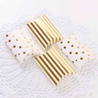 50pcs Candy Box Bag Craft Paper Pillow Shape Wedding Favor Gift Boxes Pie Party Bags Eco Friendly Kraft Packaging Promotion