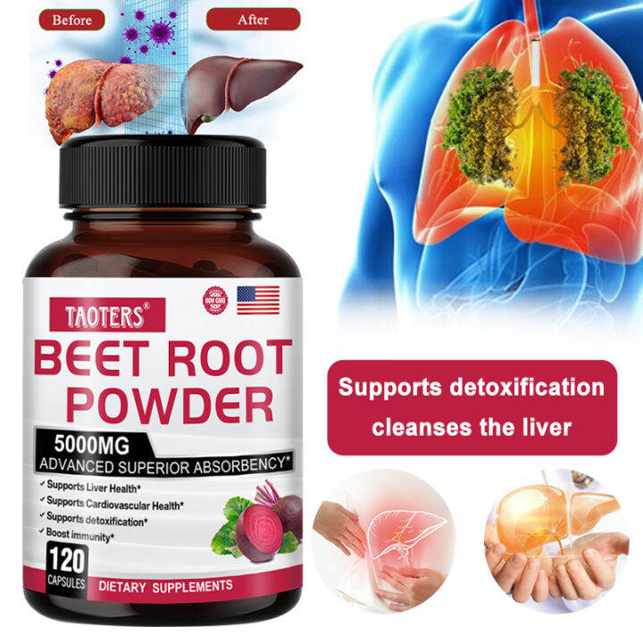 Beetroot Supplement 5000 mg Supports liver health Supports