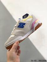 New Balance-NB550-1  Elevated and comfortable womens sports shoes rubber anti slip and wear-resistant sole Korean version versatile classic retro low top casual shoes lightweight board shoes