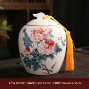Hũ, Bình Đựng Trà Bằng Sứ Cảnh Đức Trấn
