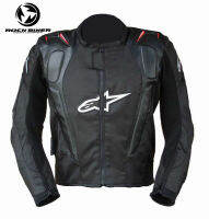 Alpinestars เบาะมอเตอร์ไซค์ขี่ Jacketes ผู้ชายมอเตอร์ไซด์กันน้ำ Racing Jacket อุปกรณ์ป้องกันความปลอดภัย Outerwear