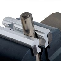 1ชุด CNC Milling Steel Vise Hard Jaw Fixture V-Type Jaw อลูมิเนียมอัลลอยด์4 "หรือ6"