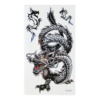 Removable Body Art Disposable Tattoo Waterproof Dragon Temporary Sticker Decal Stickers