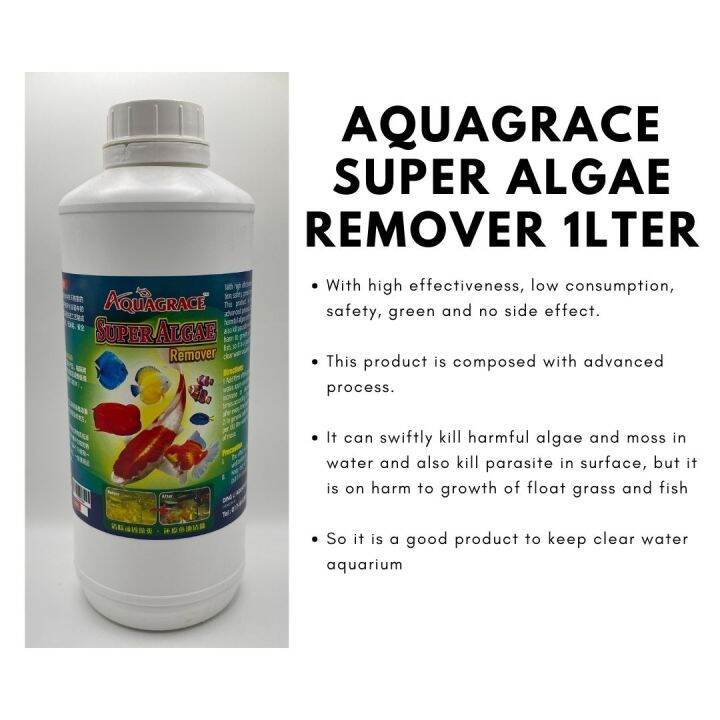 AQUAGRACE SUPER ALGAE REMOVER 1liter (It can swiftly kill harmful algae