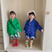 Quần Áo Trẻ Em Hàn Quốc Bộ Quần Áo Mùa Xuân Và Mùa Thu Cho Trẻ Em Áo Khoác