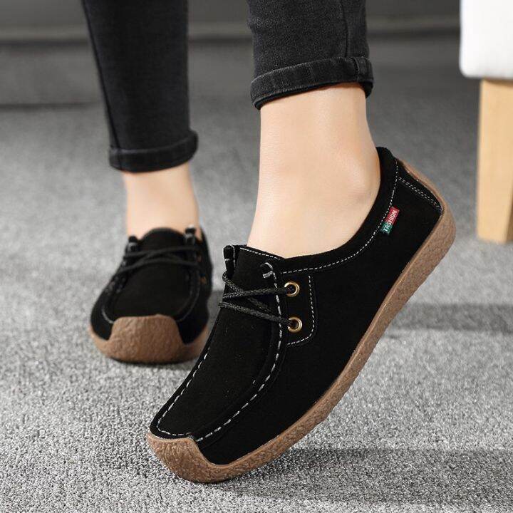 พร้อมส่ง-natalie-shoes-women-loafer-shoes-like-clarks-shoes