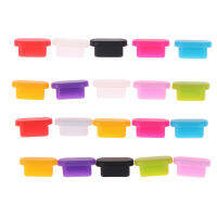 yizhuoliang 5pcs ที่มีสีสันซิลิโคนป้องกันฝุ่นฝาครอบจุกกันฝุ่นชนิด-C ปลั๊กฝุ่น