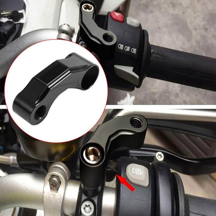 motorcycle-mirror-riser-extension-bracket-adapter-for-bmw-r1200gs-lc-adv-13-18-r-ninet-r1200r-premium-cnc-aluminum-alloy-black