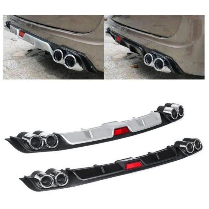 Rear Bumper Diffuser Universal Lip Anti Bump Scratch high quality all ...