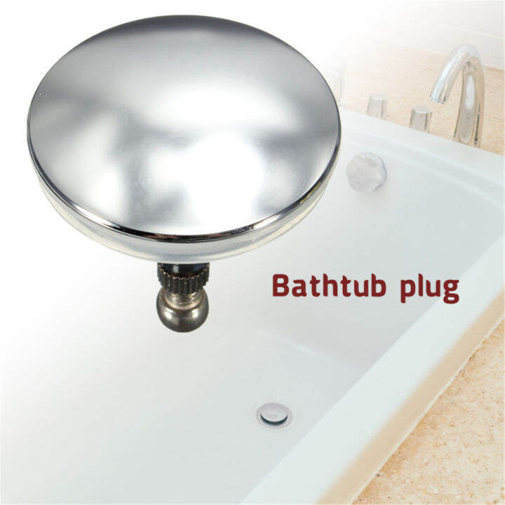 1pc 45mm Bathtub Plug Bath Pop Up Waste Plug Only Flat Seal Brass