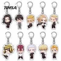 กระเป๋าจี้กระเป๋า TIMIA Takemichi Chibi คอลเลกชันเครื่องประดับจี้ประดับการ์ตูนพวงกุญแจอนิเมะพวงกุญแจคอสเพลย์โตเกียวพวงกุญแจอะคริลิค