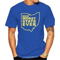 Funny Men T Shirt Novelty Tshirt Ohio Worst State Ever S Cool Tshirt