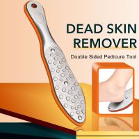 1Pcs Professional Foot File Callus Remover Double Sided Feet Scrubber For Cracked Heel Dead Skin Stainless Steel Pedicure Tool