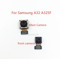 1pcs กลับใหญ่กล้องหลังหลักกล้องด้านหน้าโมดูลสายดิ้นสําหรับ Samsung Galaxy A32 A325 A325F อะไหล่เดิม