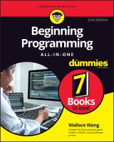 หนังสืออังกฤษใหม่ Beginning Programming All-in-One for Dummies (2ND) [Paperback]