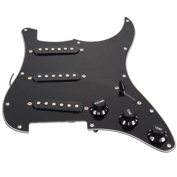 ชุดปิ๊กอัพกีต้าร์ไฟฟ้า-pickguard-สําหรับ-strat